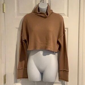 Urban Outfitters Brown Cowl Neck Sweater